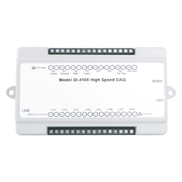 DataQ DI-4108数据记录器|传感器