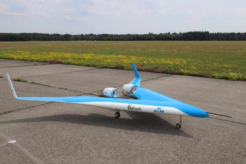 TU Delft Test Flight Flying V TU代尔夫特试飞飞行V